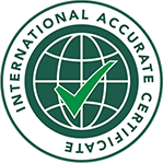 international accurate certificate